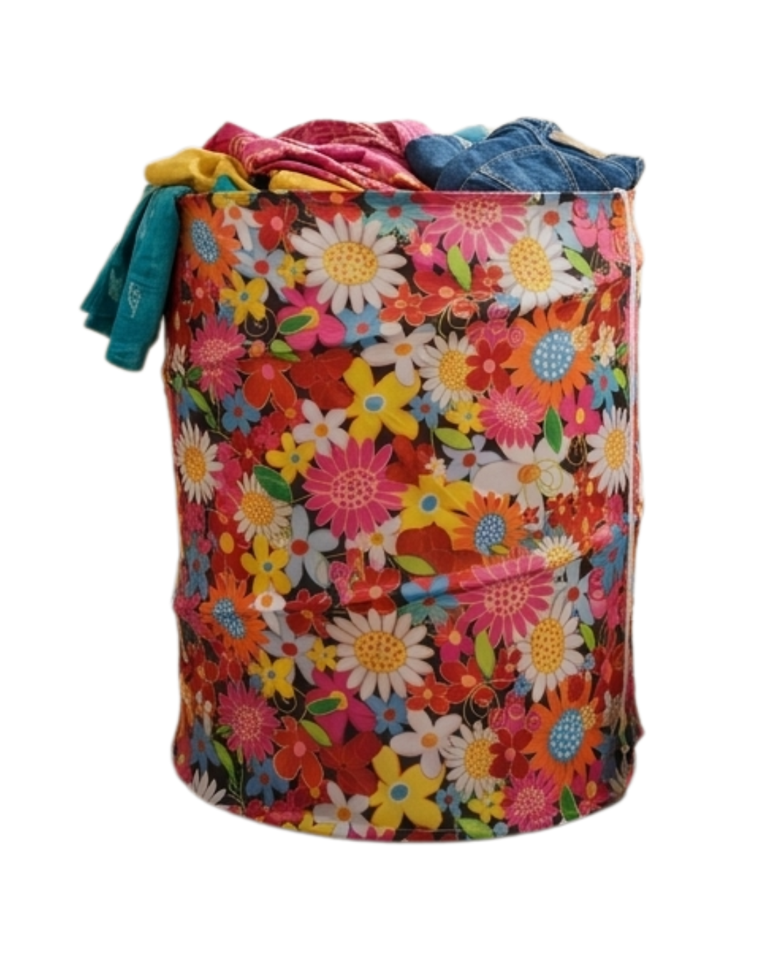 Multi colour Laundry basket