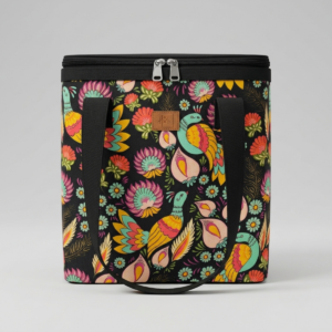 Peacock print Lunch Bag