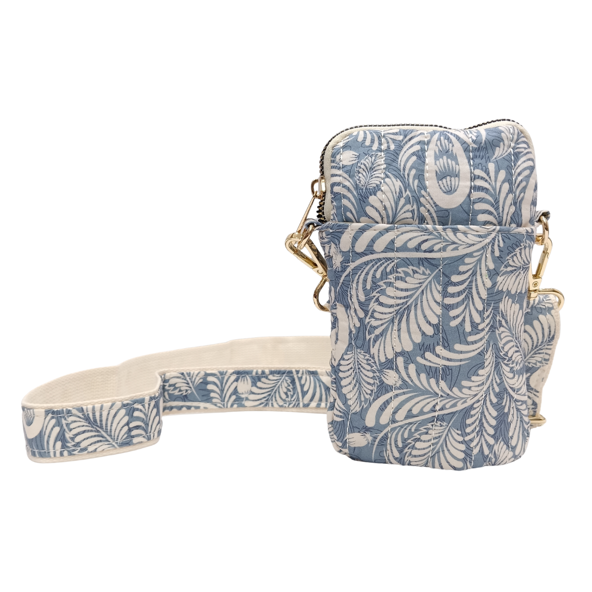 Cotton Sling Bag with Zip