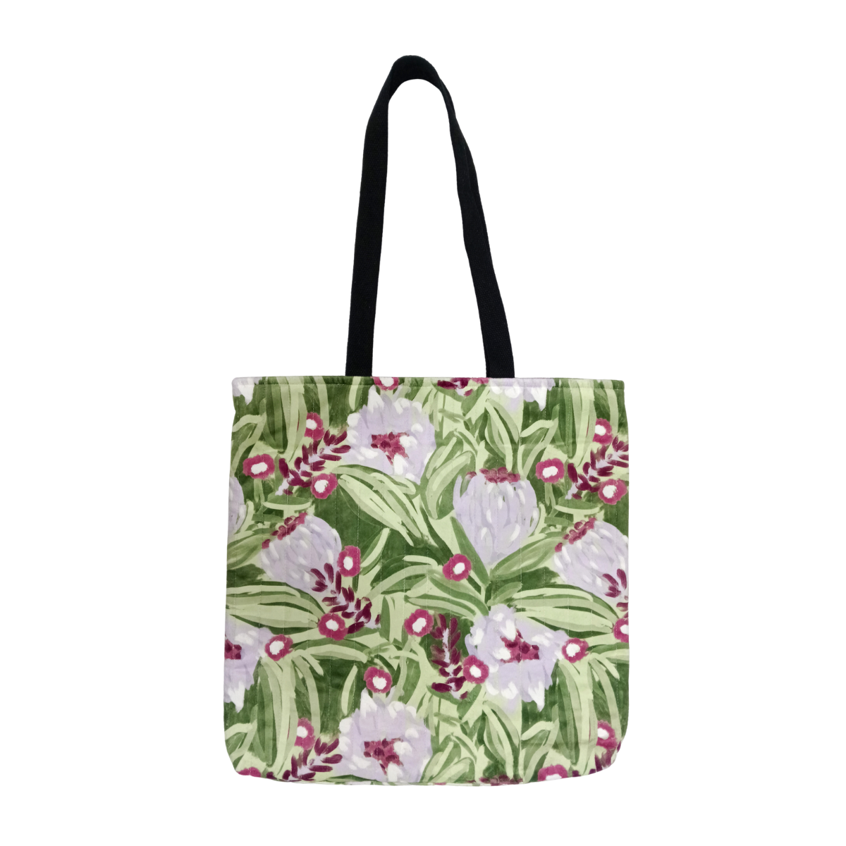 Quilted Cotton Tote Bag