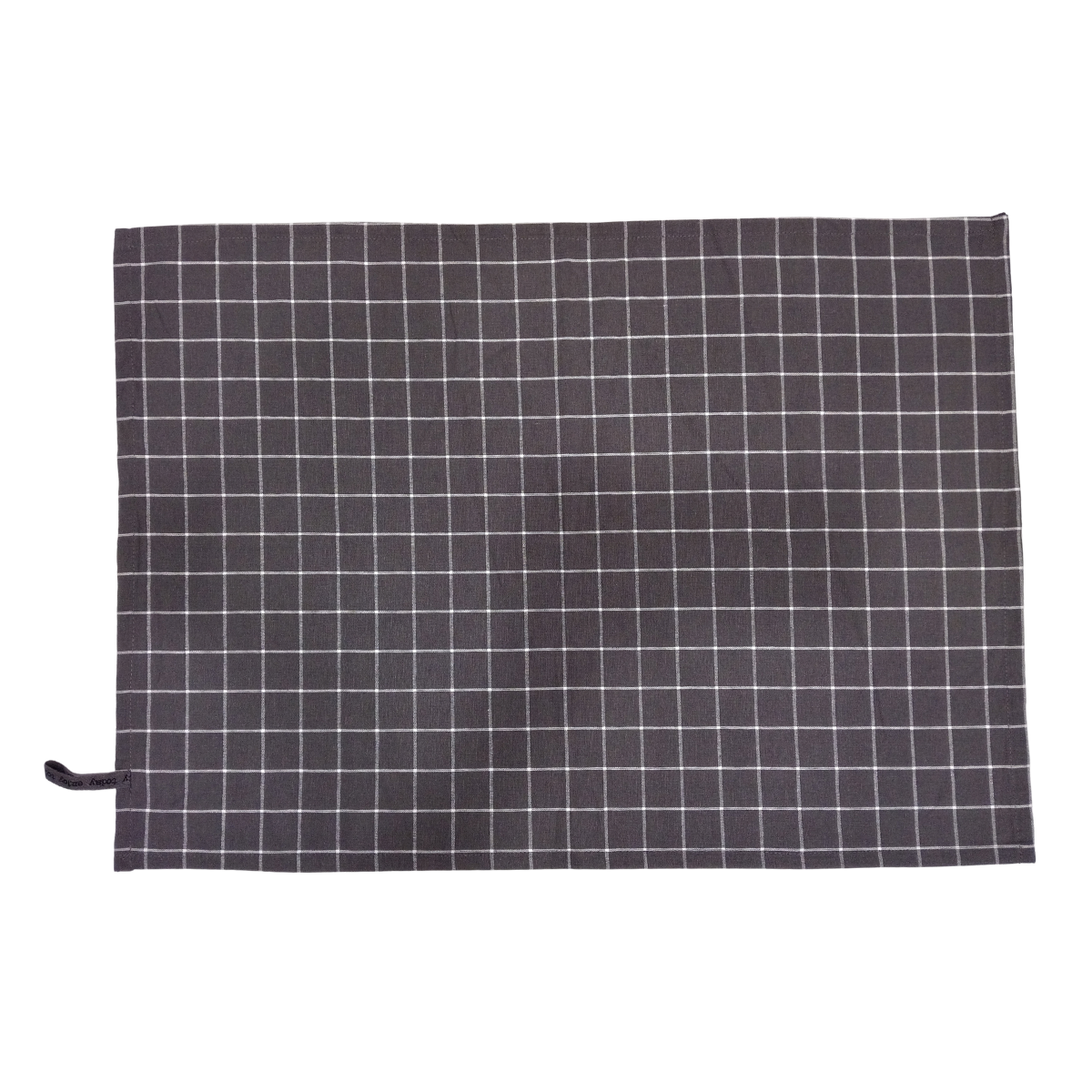 Charcoal gray Tea towel