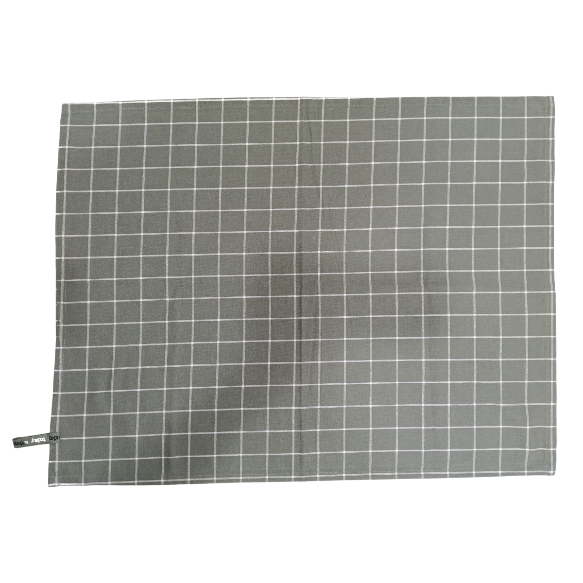 sage green tea towel