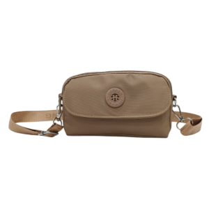 Beige womens sling bag
